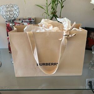 Burberry shopping bag